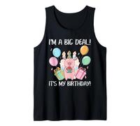 I'm A Big Deal It's My Birthday Funny Bday Pig Celebration Canotta