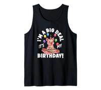 Im A Big Deal It's My Birthday Pig Kids Party Bday Canotta