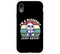 I'm A Blackbelt Just Sayin, Panda Karate, Panda di arti marziali Custodia per iPhone XR