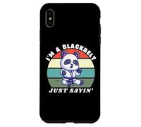 I'm A Blackbelt Just Sayin, Panda Karate, Panda di arti marziali Custodia per iPhone XS Max