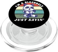 I'm A Blackbelt Just Sayin, Panda Karate, Panda di arti marziali PopSockets PopGrip per MagSafe