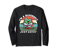I'm A Blackbelt Just Saying, Frog Karate, Arti Marziali Rana Maglia a Manica