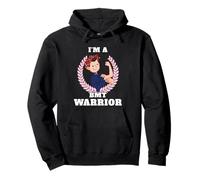 I'm a BMT Warrior Bone Marrow Transplant Awareness Felpa con Cappuccio