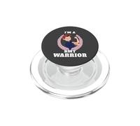 I'm a BMT Warrior Bone Marrow Transplant Awareness PopSockets PopGrip per MagSafe