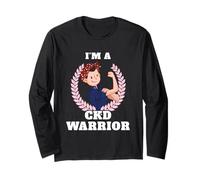 I'm a CKD Warrior Chronic Kidney Disease Awareness Maglia a Manica