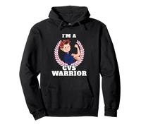 I'm a Cvs Warrior Cyclic Vomiting Syndrome Awareness Felpa con Cappuccio