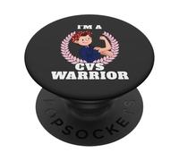 I'm a CVS Warrior Cyclic Vomiting Syndrome Awareness PopSockets PopGrip Adesivo