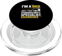 I'm A Dad Funny Cyber Security per gli specialisti della sicurezza informatica PopSockets PopGrip per MagSafe