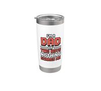 I'm A Dad Of Two Boys Nothing Scares Me Bicchiere termico in acciaio inox doppia parete