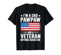 I'm a Dad PawPaw And Veteran Camicia Uomo Nonno Festa del Papà Maglietta