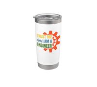 I'm A Engineer Gears Engineering Job Titiles Bicchiere termico in acciaio inox doppia parete