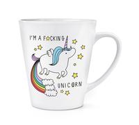 I'M A F-Cking Unicorno 341ml Latte Tazza - Divertente