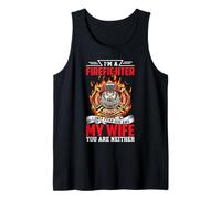 I'm A Firefighter Wife Fireman Proud Firefighters Lovers Canotta