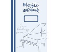 I'm a Freaking Pianist: A5 Sheet Music Notebook: Staff Paper Journal with Piano Cover Design | Five-Line Pentagram Music Manuscript Book for Pianists, Composers, and Music Students