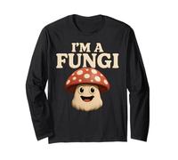 I'm A Fungi Carino Fungo Gioco di parole Umorismo Amante della Natura Divertente Escursionista Maglia a Manica