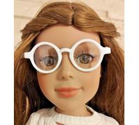 I'M A Girly Bianco Rotondo Occhiali Accessori 43-46cm Abbigliamento Bambole