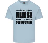 Im A Infermiera Whats il Tuo Superpotere Allattamento T-Shirt Ragazzi Ragazze