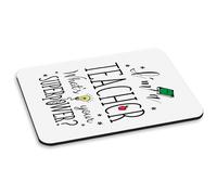 I'M A Insegnante What's Tuo Superpower PC Computer Mouse Pad - Professor