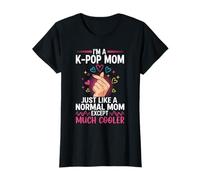 I'm a K-pop Mom Just like a Normal Mom Cool Kpop Merch Gifts Maglietta