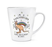 I'M A Kangarooicorn 341ml Latte Tazza - Canguro Unicorno Australia