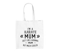 I'M A Karate Mum - Borsa Tote IN Tela - Arti Marziali Arte Kung Fu Mamma Giorno