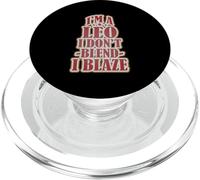 I'M A LEO I DON'T BLEND I BLAZE PopSockets PopGrip per MagSafe