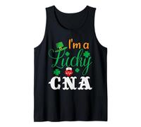 I'm a Lucky CNA Nurse Shamrock Hat St Patricks Day for Nurse Canotta
