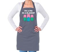 I'M A Maiale IN Un Coperta - Unisex Adulti Grembiule - Divertente Natale Cena
