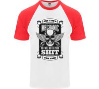 Im A Meccanico No Abituato Fix Per Gratis Divertente DA UOMO S/S Baseball