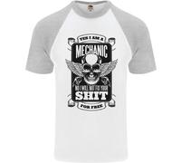 Im A Meccanico No Abituato Fix Per Gratis Divertente DA UOMO S/S Baseball