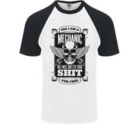 Im A Meccanico No Abituato Fix Per Gratis Divertente DA UOMO S/S Baseball