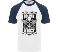 Im A Meccanico No Abituato Fix Per Gratis Divertente DA UOMO S/S Baseball