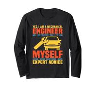 I'm A Mechanical Engineer of Course Funny Engineering Maglia a Manica