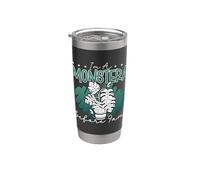 I'm A Monstera Before 9:00 - Piante da appartamento per amanti delle piante Monstera Bicchiere termico in acciaio inox doppia parete