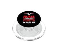 I'm A Nurse Nothing Scare Me Funny Hallowen Costume PopSockets PopGrip per MagSafe