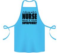 I'M A Nurse Whats Your Superpower Infermieristica Cotone Grembiule 100% Organic