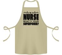 I'M A Nurse Whats Your Superpower Infermieristica Cotone Grembiule 100% Organic