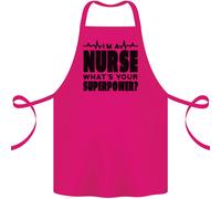 I'M A Nurse Whats Your Superpower Infermieristica Cotone Grembiule 100% Organic
