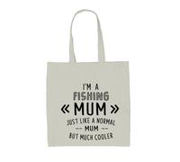 I'M A Pesca Mum - Borsa Tote IN Tela - Fisher Asta Equipment Divertente Mamma