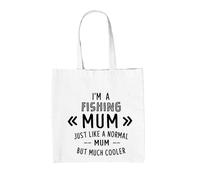 I'M A Pesca Mum - Borsa Tote IN Tela - Fisher Asta Equipment Divertente Mamma