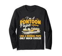 I'm A Pontoon Papa Lika A Normal Papa Only Very Cooler Maglia a Manica