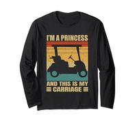 I'm A Princess And This Is My Carriage Golf Cart Driver Maglia a Manica
