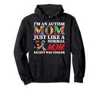 I'm A Proud Autism Mom Mother's Day Autism Awareness Mom Felpa con Cappuccio