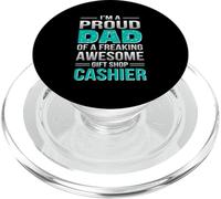 I'm A Proud Dad Of A Freaking Awesome Gift Shop Cassiere PopSockets PopGrip per MagSafe