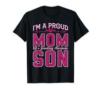 I'm A Proud Mom of A Freaking Awesome Son Funny Mothers Day Maglietta