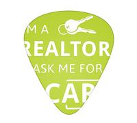 I'm A Realtor Ask Me Chitarra Pick 12 Plettri Moda Durevole Basso In Una Scatola Per Ukulele Chitarra Elettrica Basso