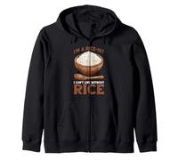 I'm A Rice-Ist I Can't Live Without Rice - Felpa con Cappuccio