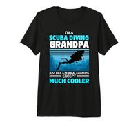 I'm A Scuba Diving Grandpa Funny Dive Diver Maglietta Premium