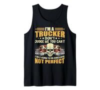I'm A Trucker Don't Judge Me You Can't Funny Truck Driver Canotta