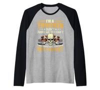I'm A Trucker Don't Judge Me You Can't Funny Truck Driver Maglia con Maniche Raglan